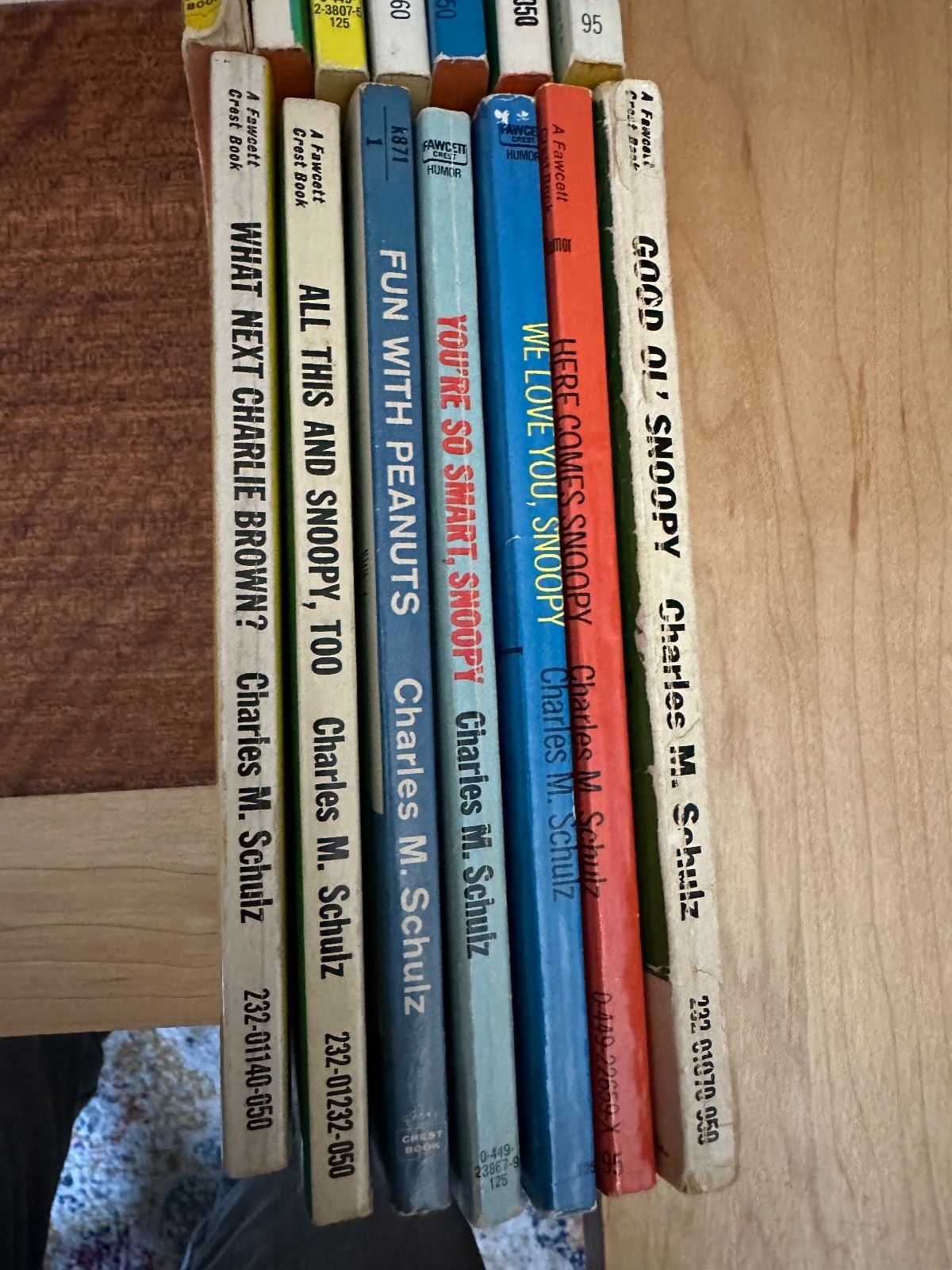 Peanuts Books (Lot of 14) Condition varies from Excellent to Fair (See photos)