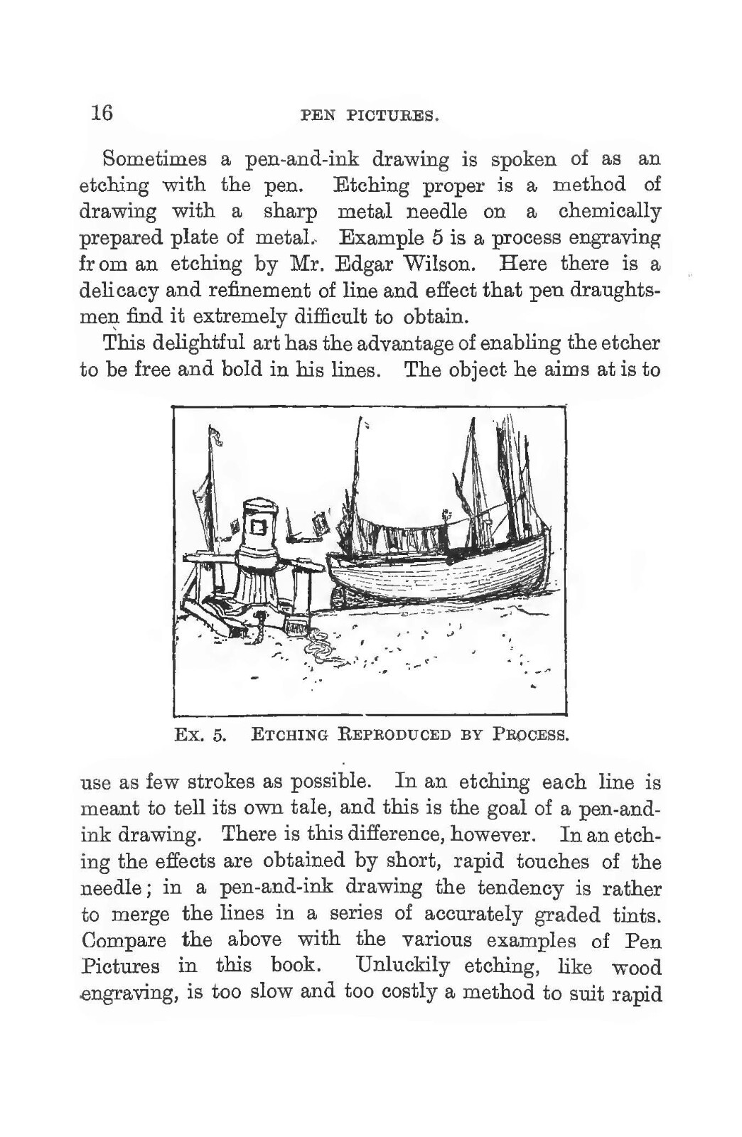 Pen Pictures And How To Draw Them “1895” 106 Pages