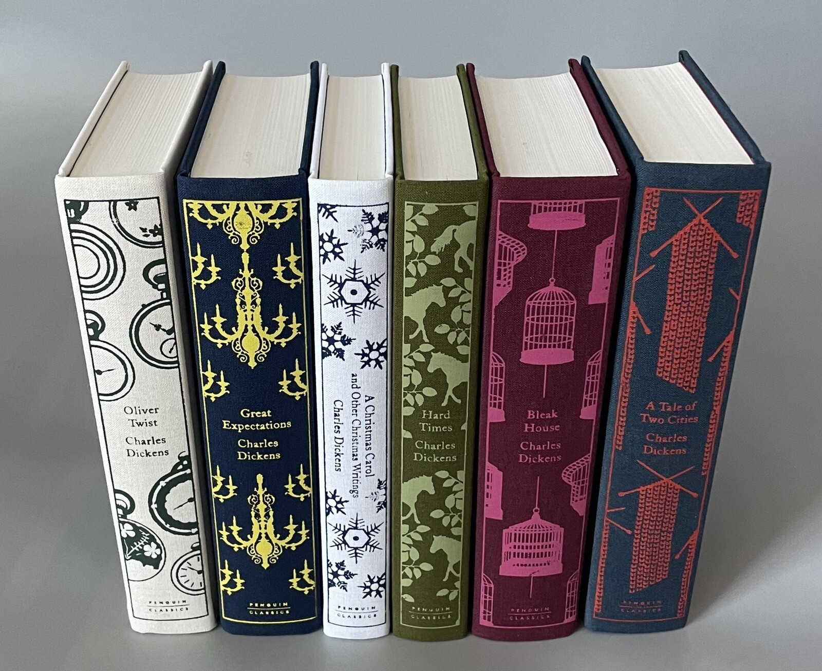 Charles Dickens Major Works Book Set of 6 — Hardcover w/ Slipcase — Penguin