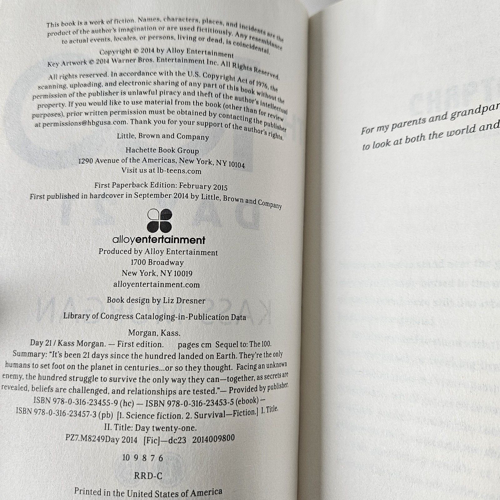 The 100 & The 100: Day 21 by Kass Morgan Trade Paperback
