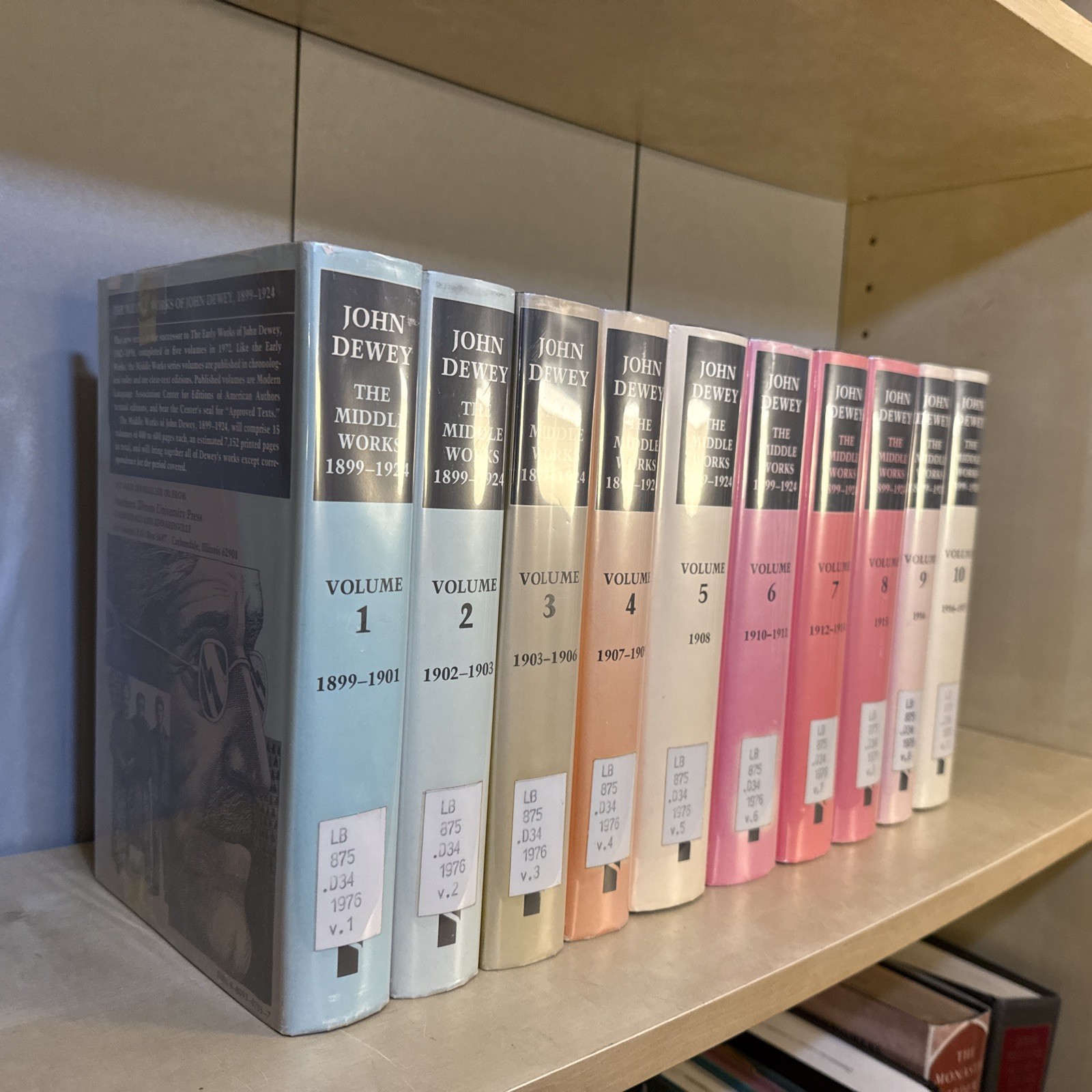 John Dewey – The Middle Works 1899-1924 (10-Volume Complete Set)