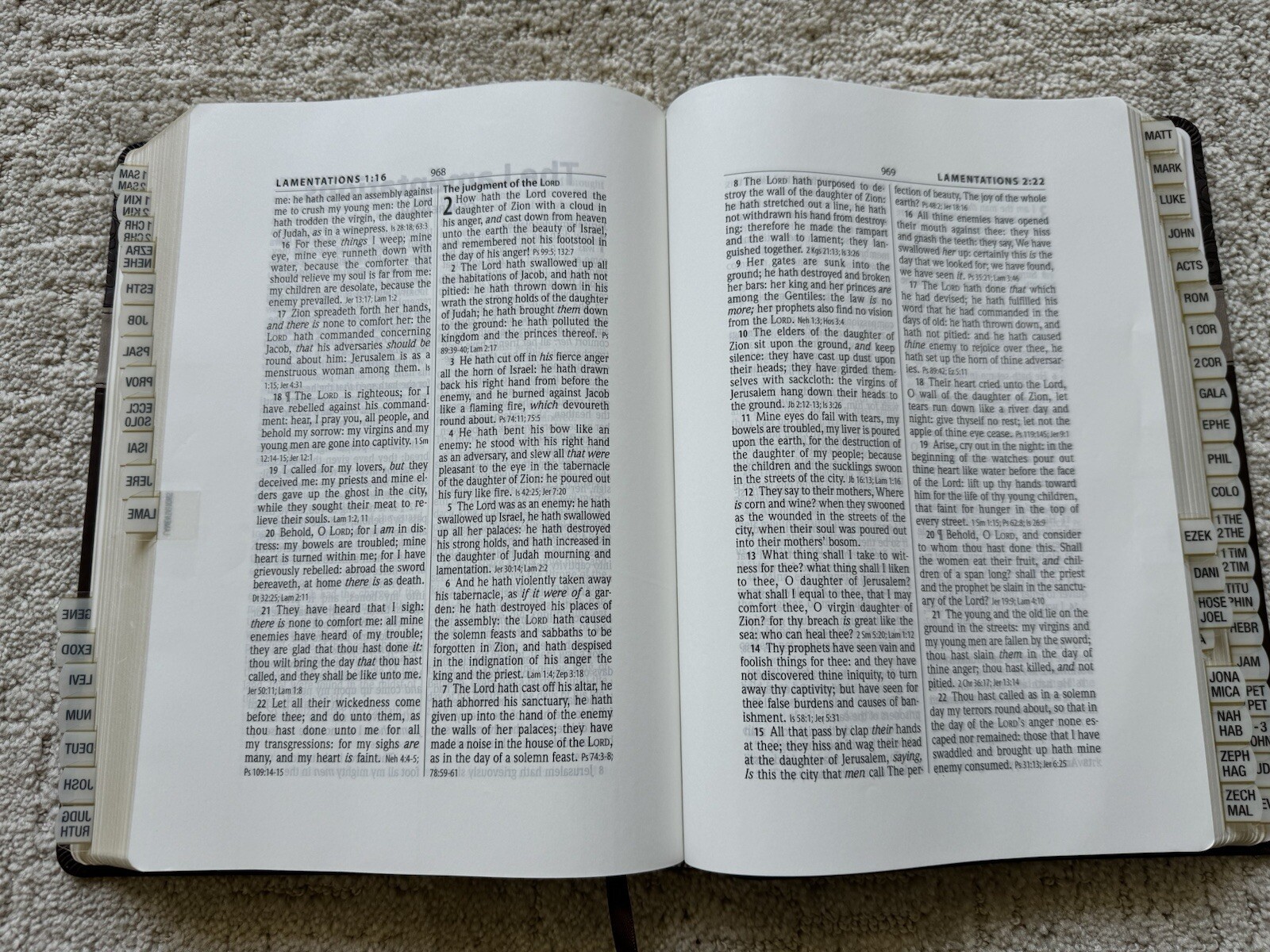 KJV Large Print Wide Margin Bible by Hendrickson Bibles (2013)