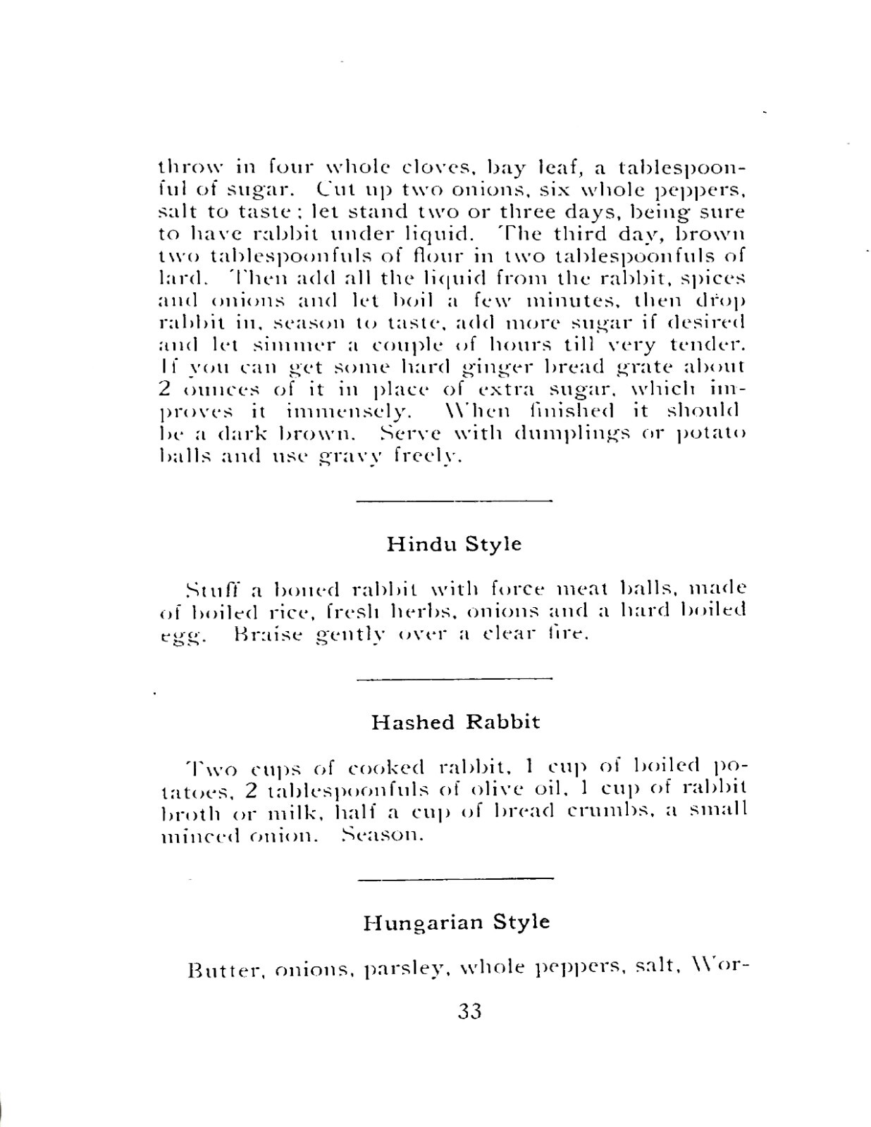 1919 The Rabbit Cook Book Vintage Recipes (61 page)