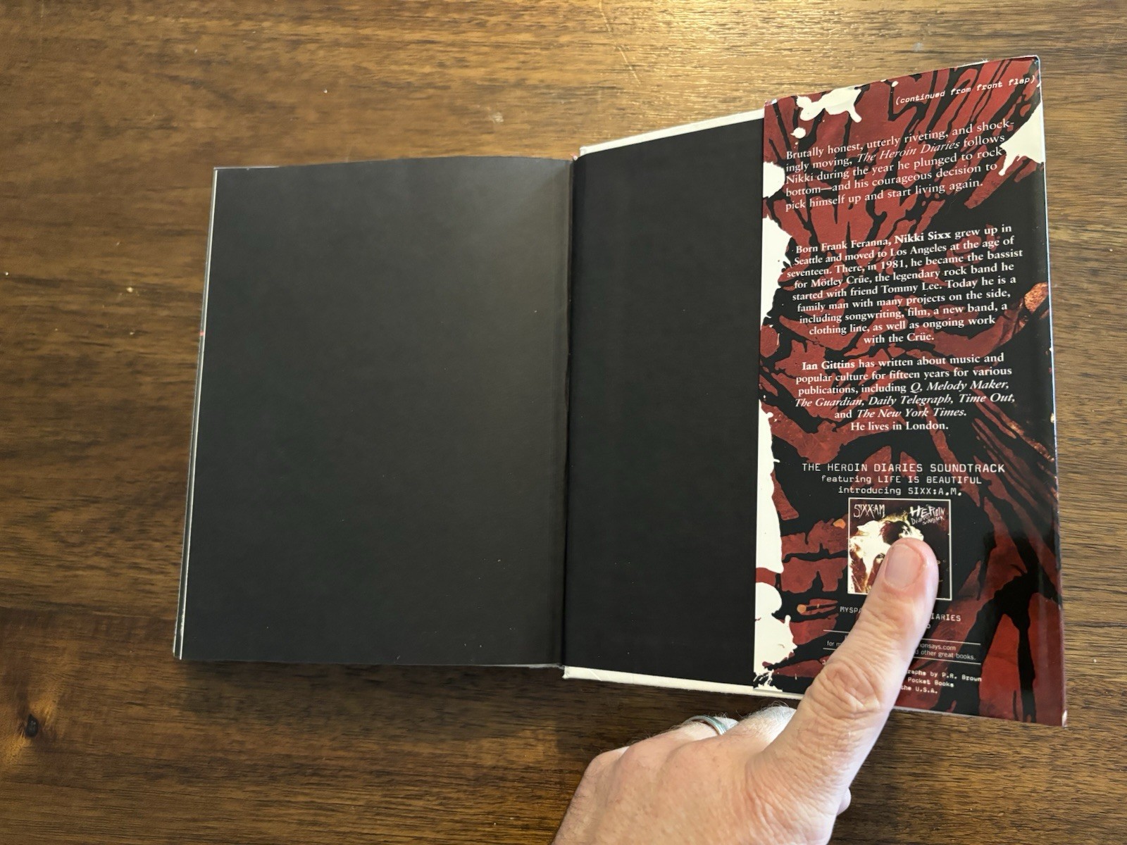 The Heroin Diaries By Nikki Sixx 1st Printing First Edition 2017 HCDJ