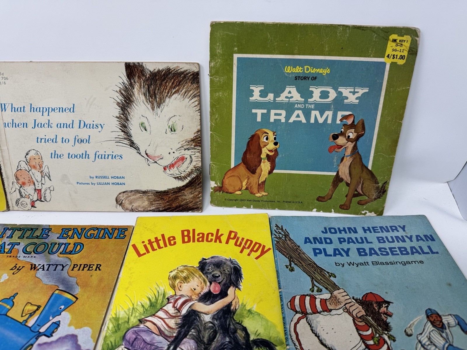 10 Childrens Books VTG 60s-70s Lot Scholastic Troll Xerox Golden Press Readers