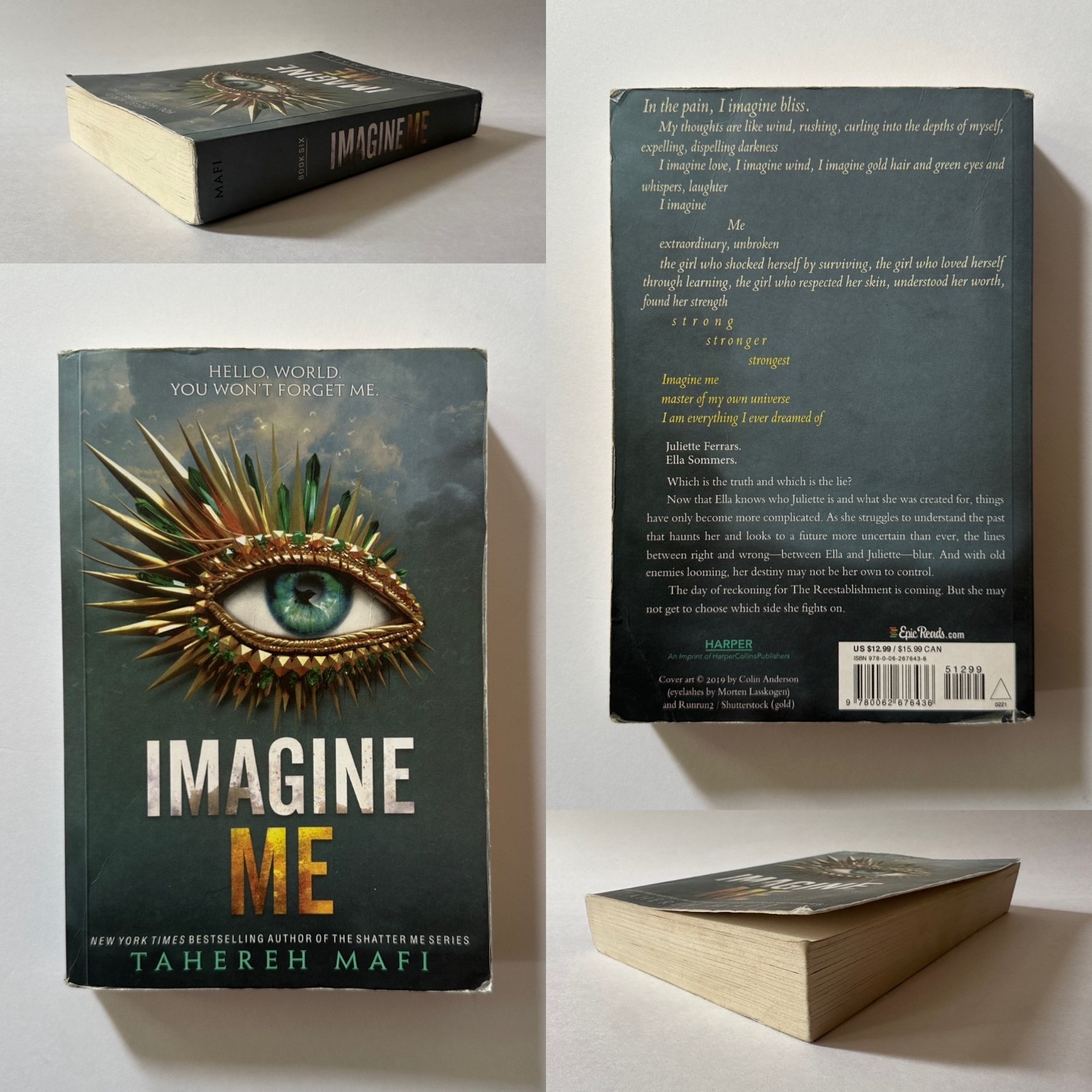 Tahereh Mafi SHATTER ME The Complete Collection – 9 Vol Trade Paperback Box Set