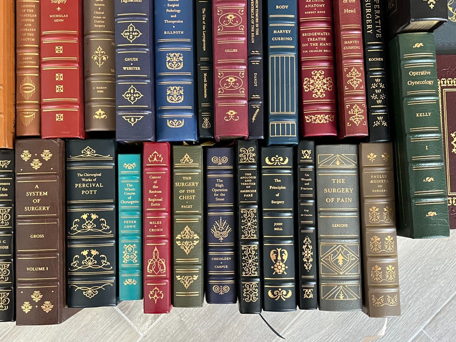 🌟THE CLASSICS OF SURGERY LIBRARY – LEATHER – Limited Edition – Your Choice