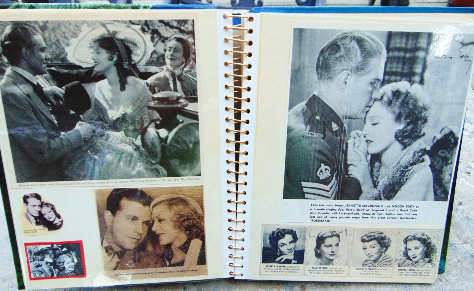 MUSICALS & SINGERS ~BOOK OF MEMORABILIA ~PICTURES & STORIES ~ 18 TOTAL PAGES
