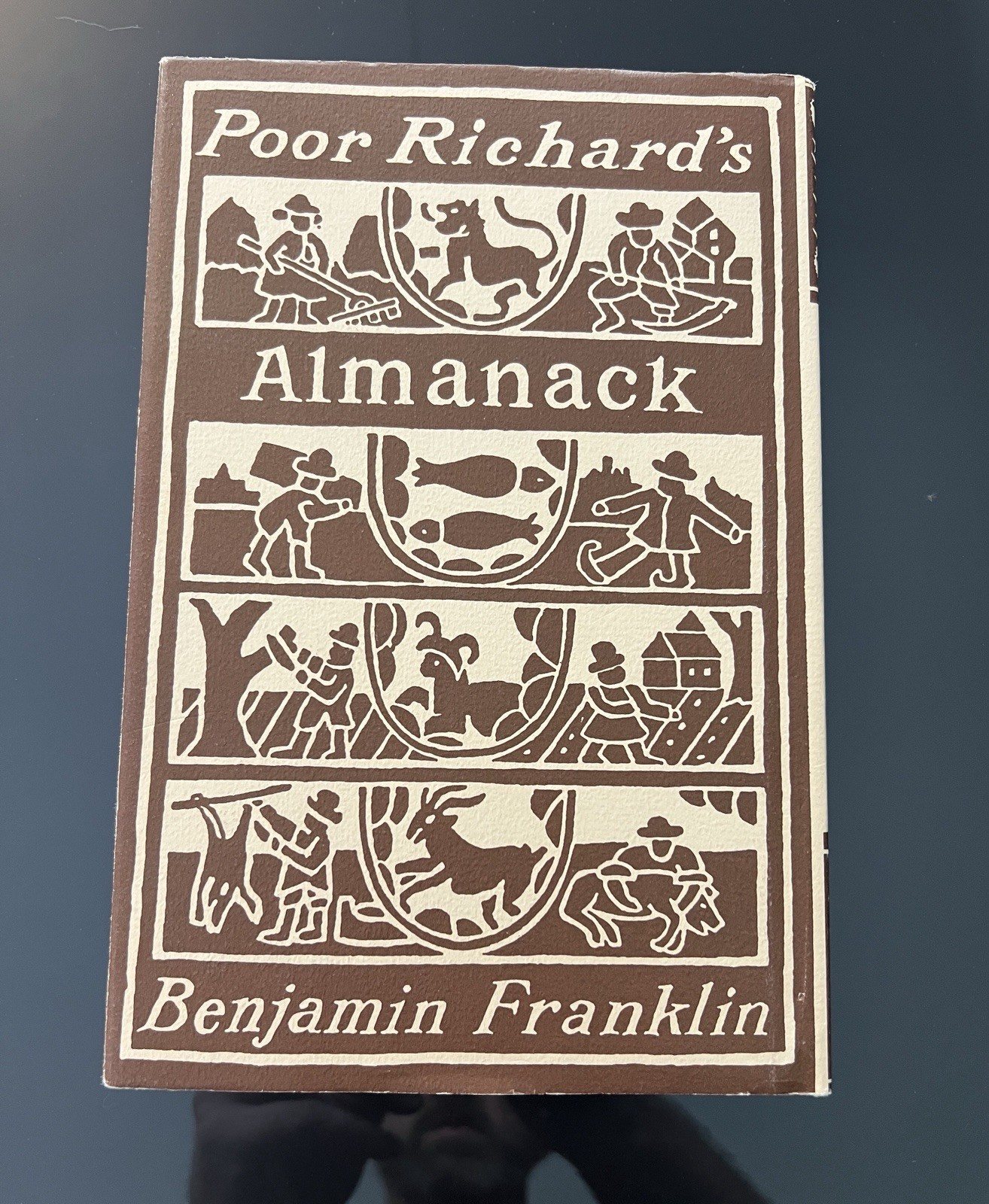 Benjamin Franklin Poor Richard’s Almanack HCDJ Very Good Peter Pauper Press