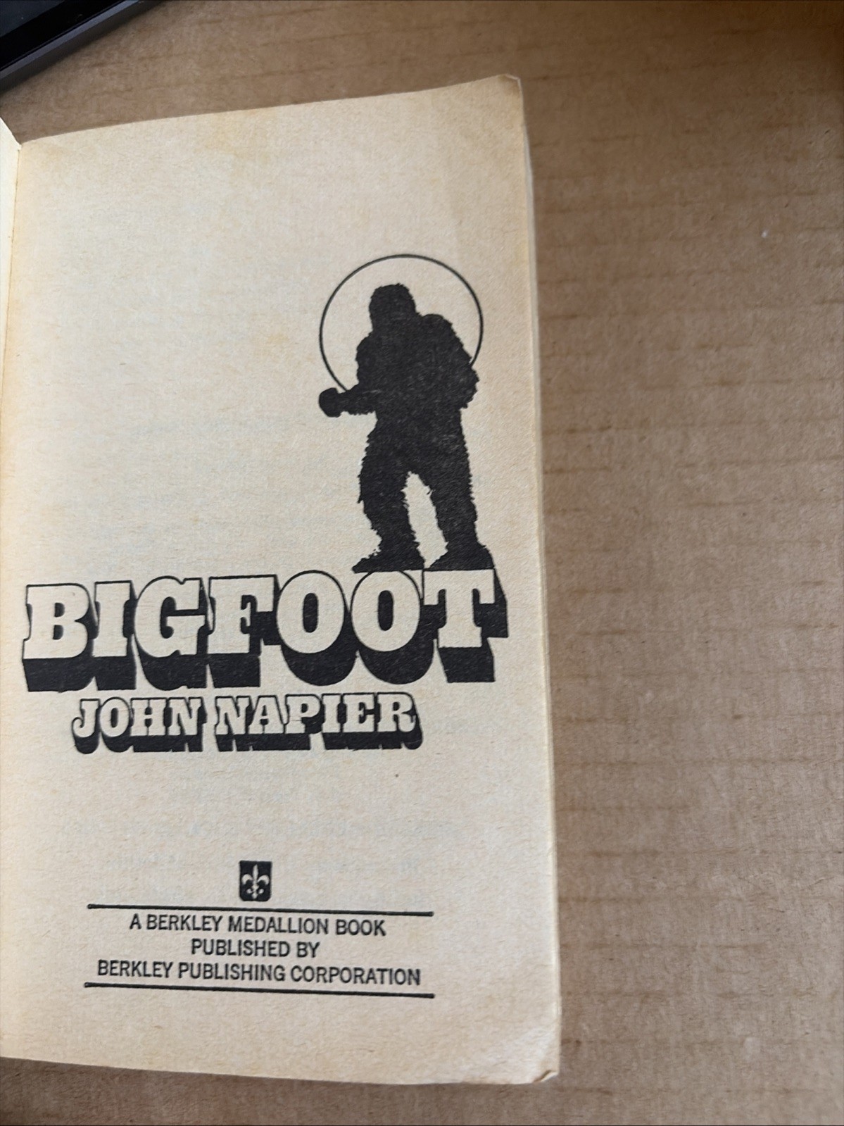 1974 Startling Evidence of Another Form of Life on Earth Now! BIGFOOT paperback