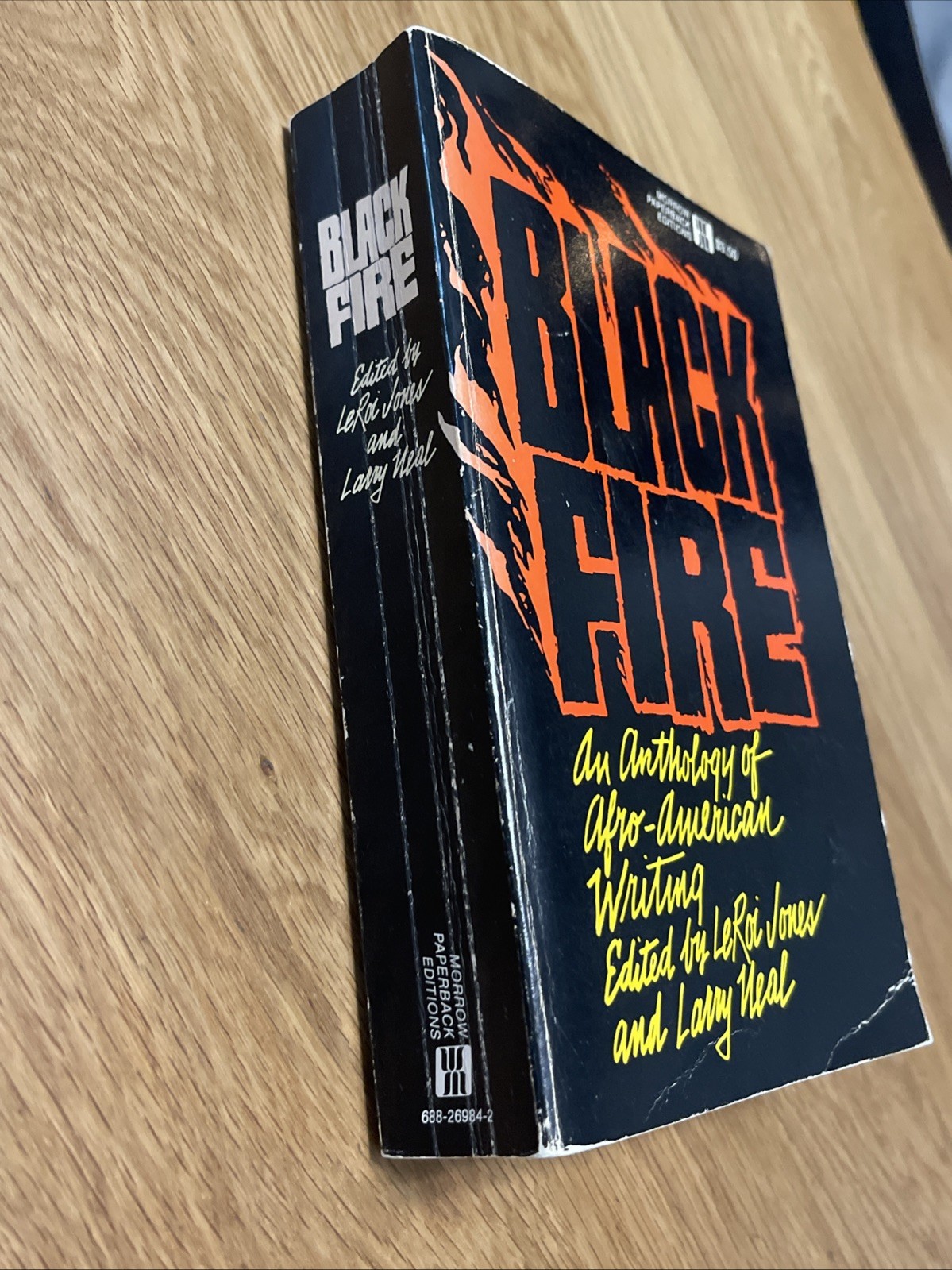 Black Fire; An Anthology of Afro-American Writings LeRoi Jones Third Printing