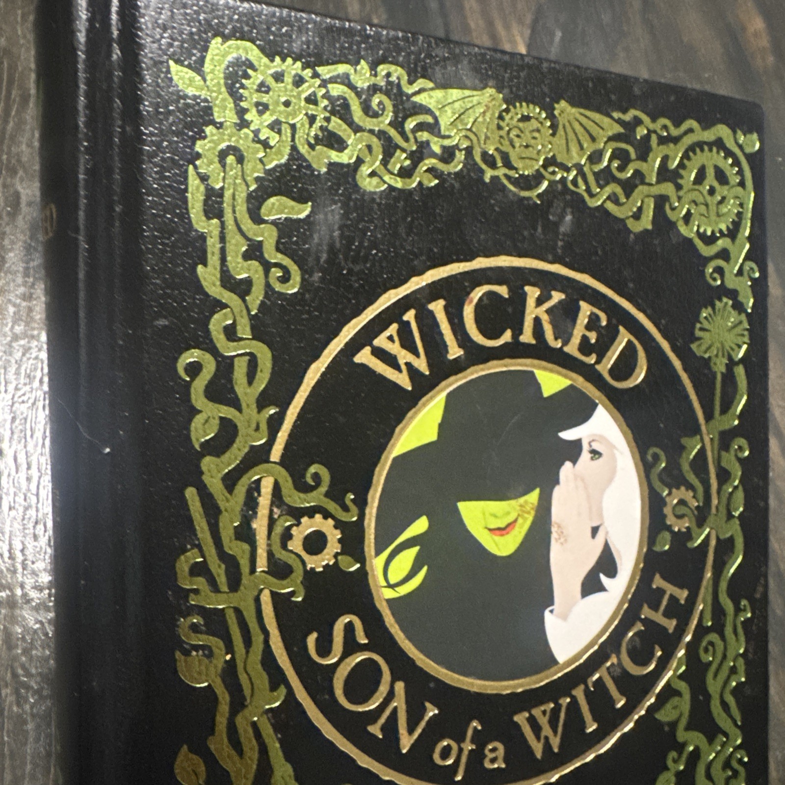 Wicked & Son of A Witch Bonded Leather Ed Gregory Maguire Wizard oz Fast Shippin