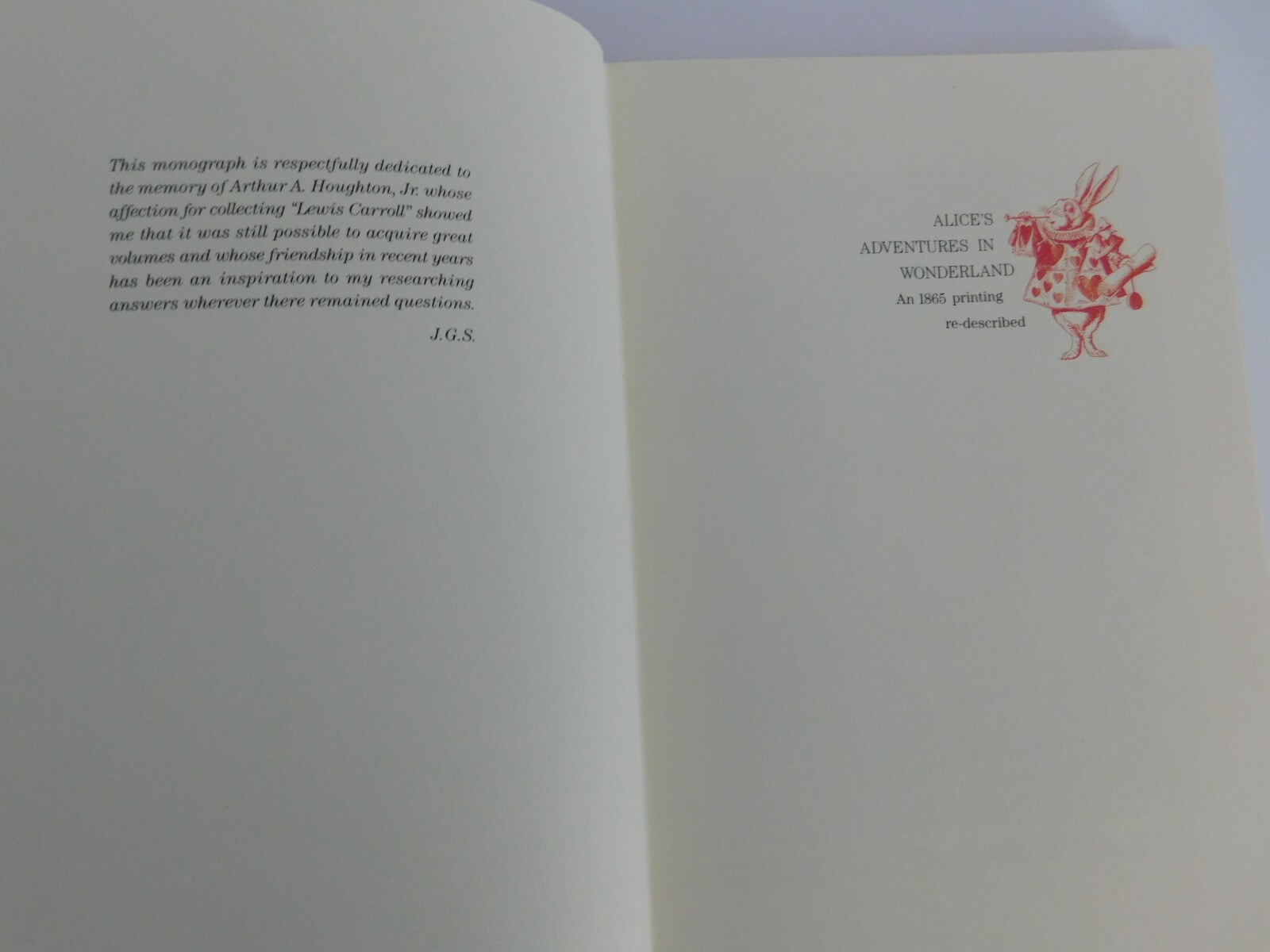 Alice’s Adventures in Wonderland: an 1865 Printing Re-Described – Advance Issue