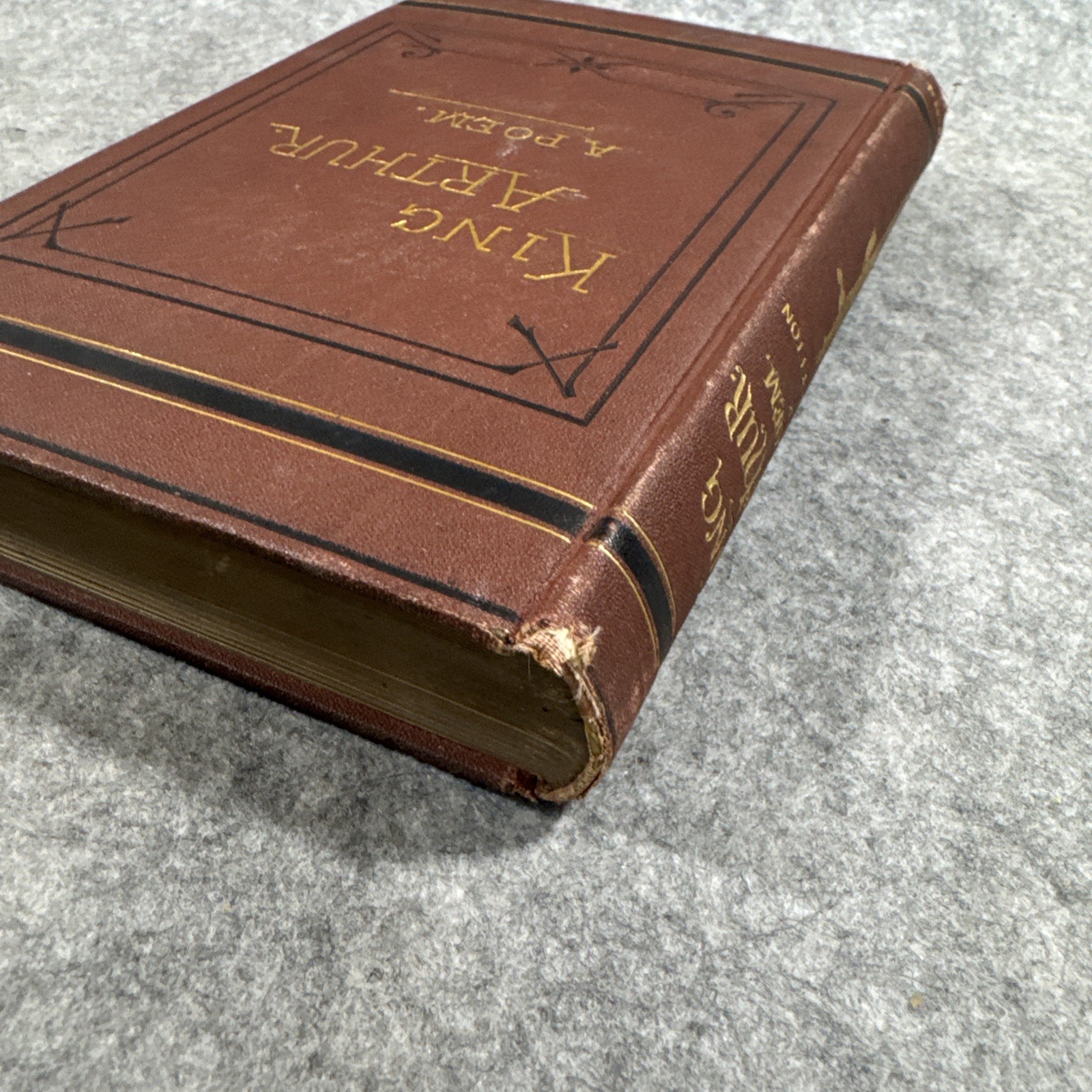 King Arthur. A Poem Revised Edition by Edward Bulwer, Lord Lytton READ!!