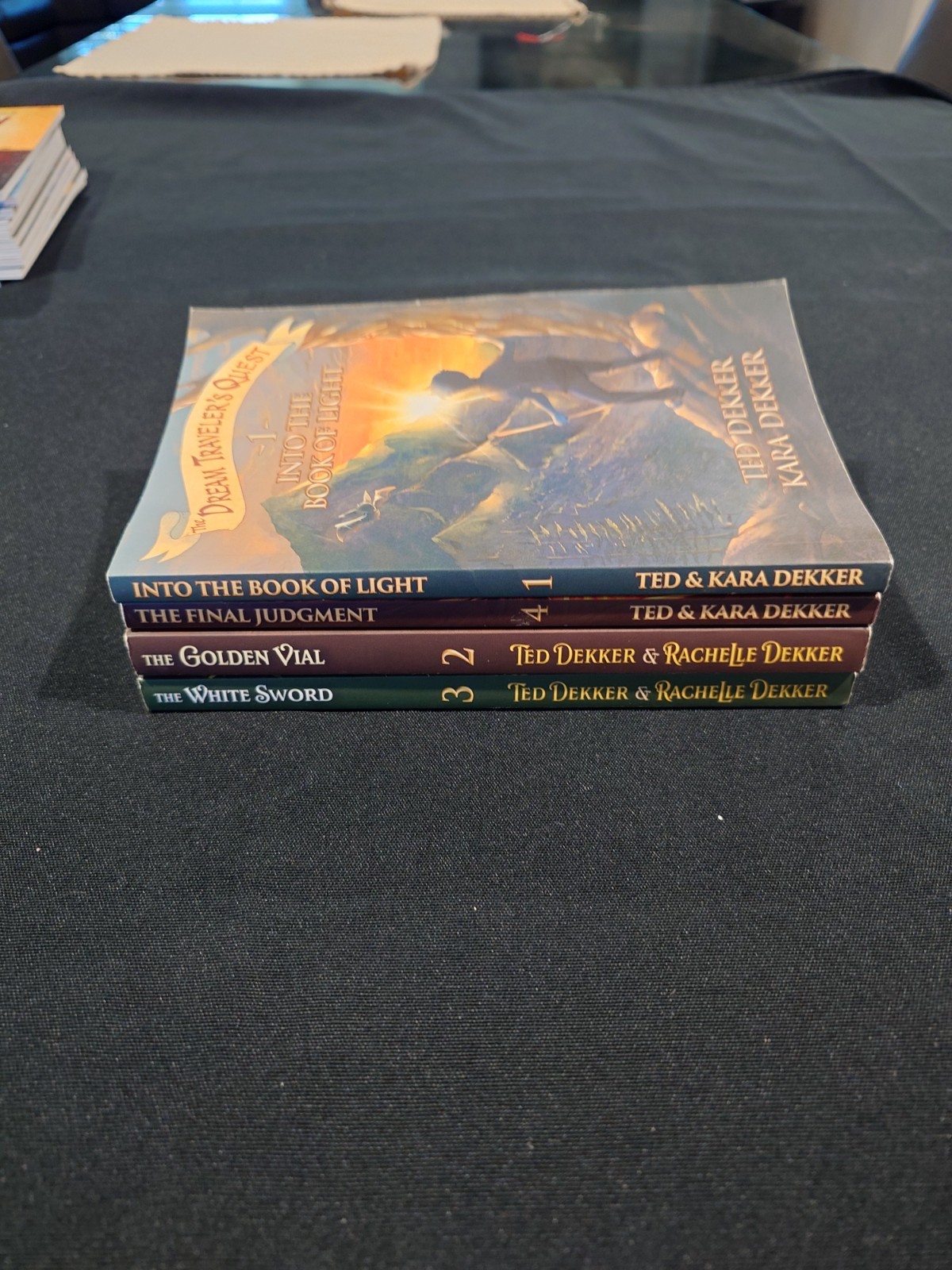 Mixed Lot of 4 Ted Dekker PB Books – The Dream Traveler’s Quest & Millie Maven
