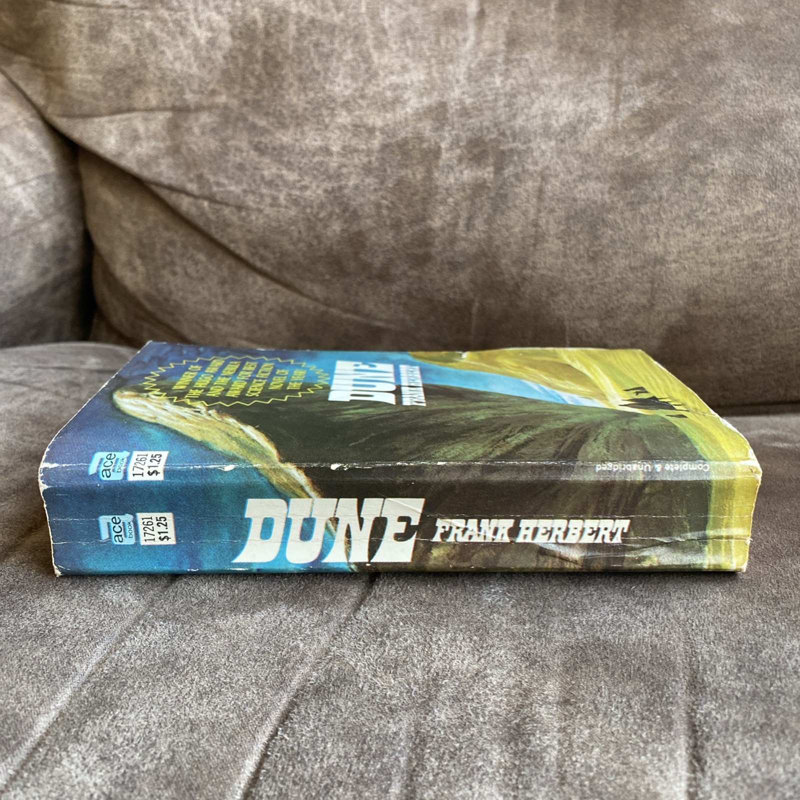 DUNE Frank Herbert 1965 vintage paperback $1.25 Ace Book 17261