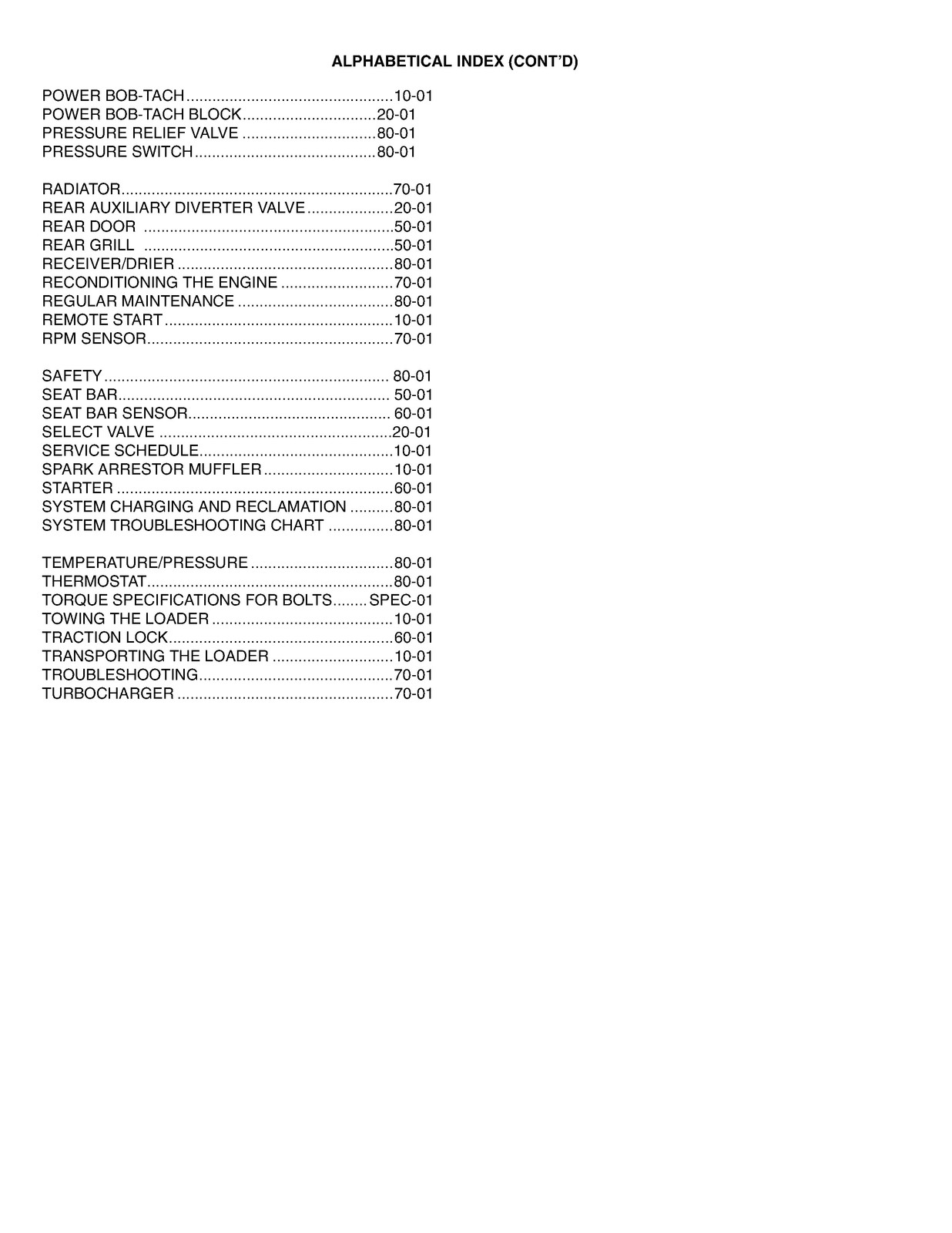 BOBCAT T180 Service Manual 2009 SN 524211001 Up – BOUND – COVERS – XL FOLDOUTS
