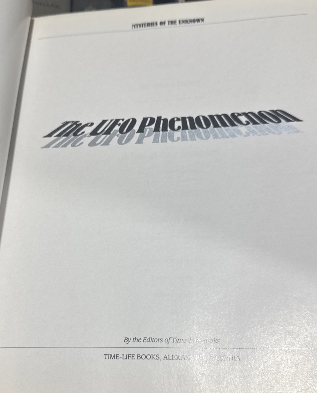 The UFO Phenomenon Hardcover Time-Life Books Editors