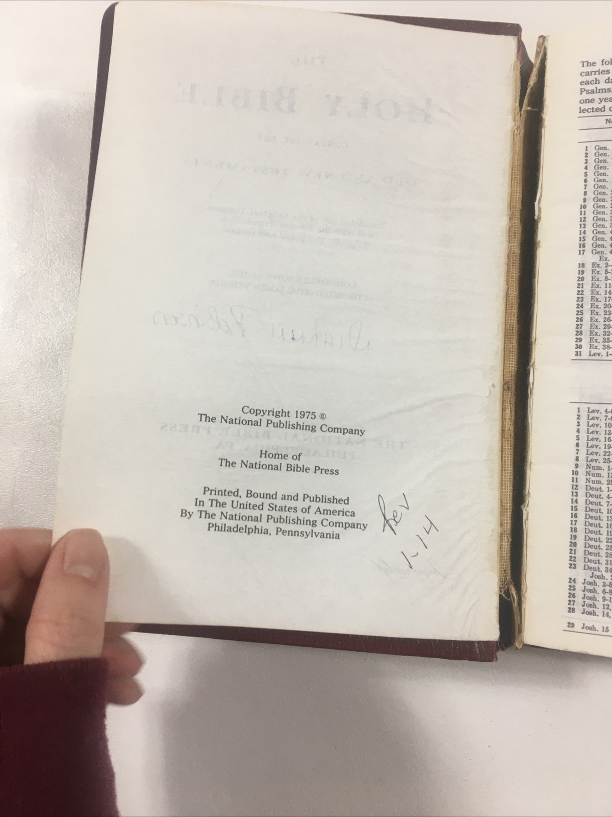 Holy Bible – National Bible Press (Paperback, 1975)