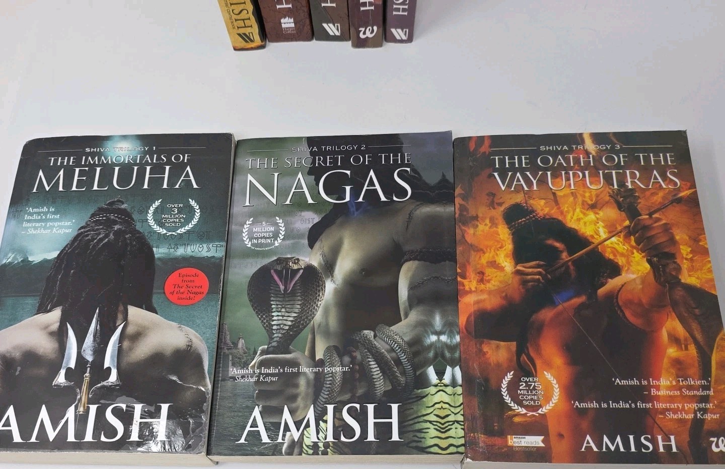 Amish Tripathi – Ram Chandra 4 Book Series & Shiva Trilogy 3 Book Lot of 8