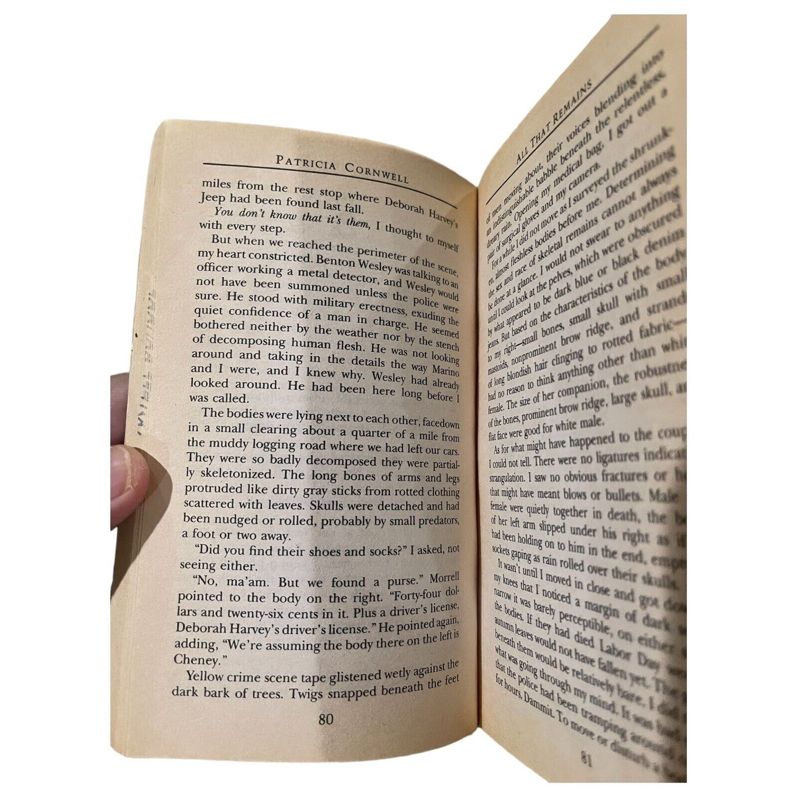 Kay Scarpetta Ser.: All That Remains by Patricia Cornwell (1993, Mass Market)