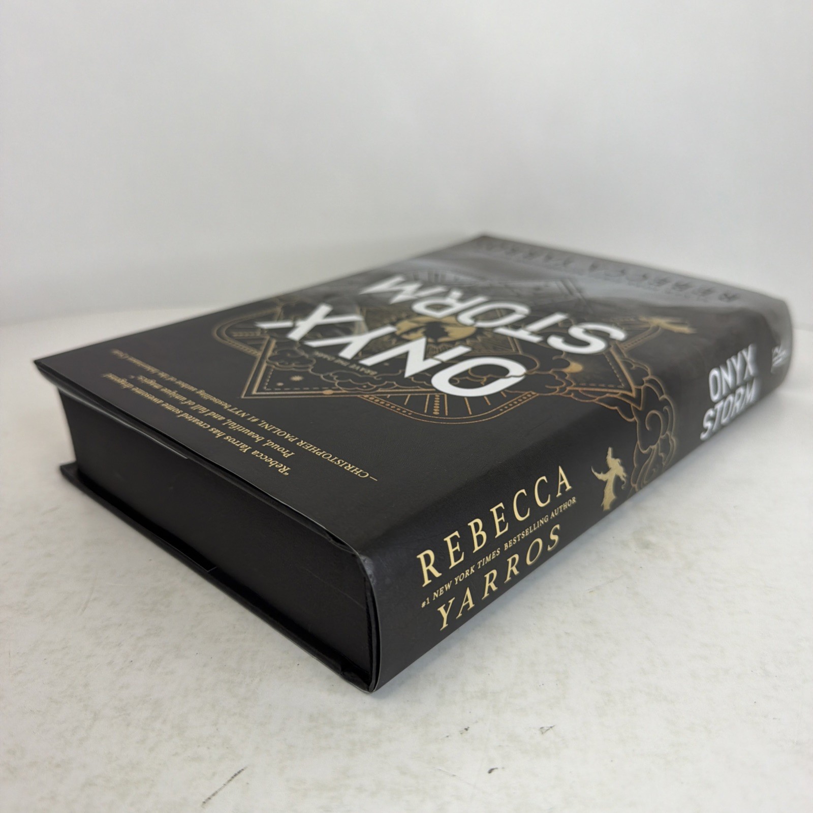 Onyx Storm Rebecca Yarros Deluxe Limited Edition Hardcover w/ Dust Jacket SIGNED