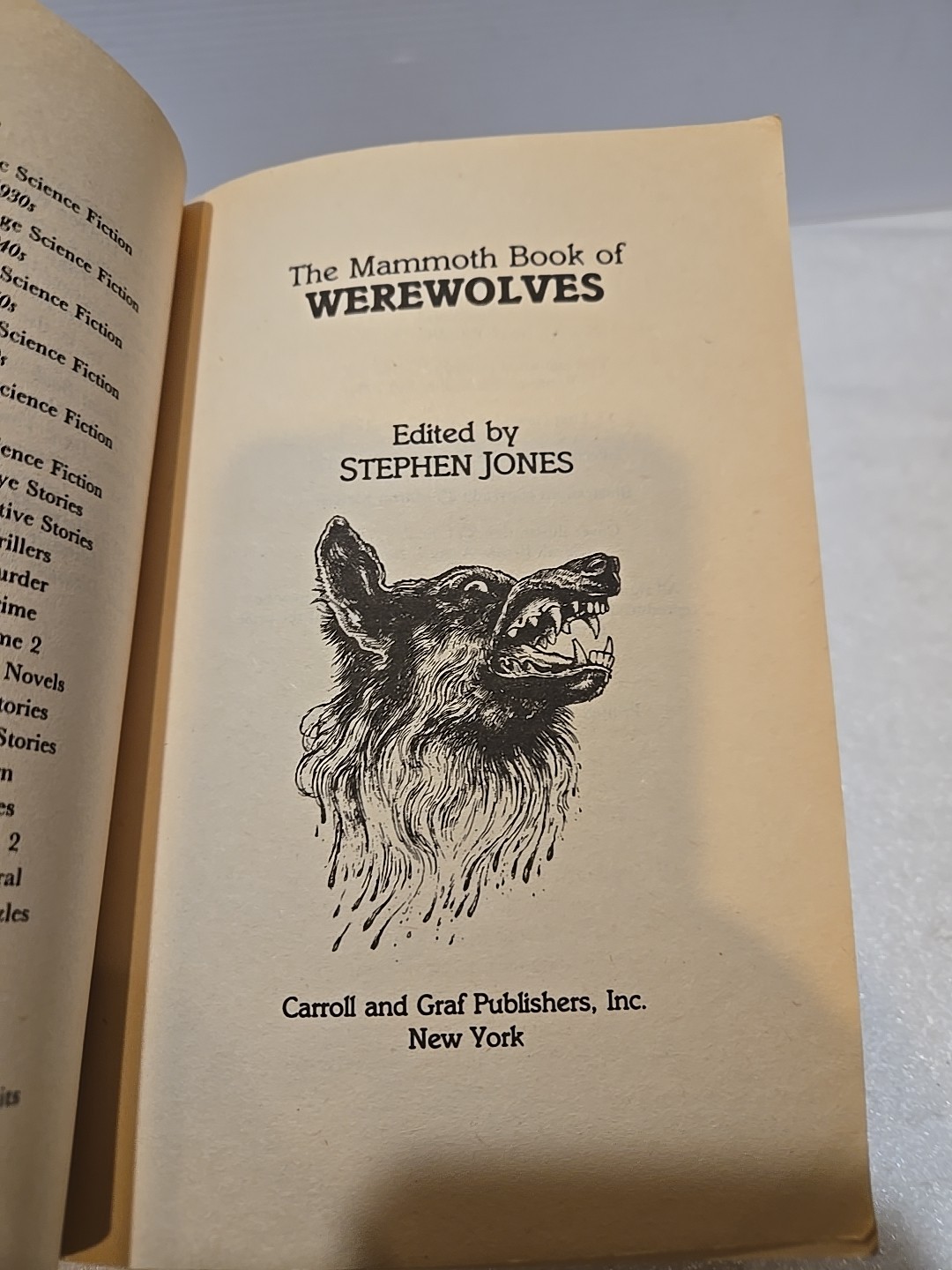 The Mammoth Book of Werewolves & Mammoth Book of Frankenstein Stephen B. Jones