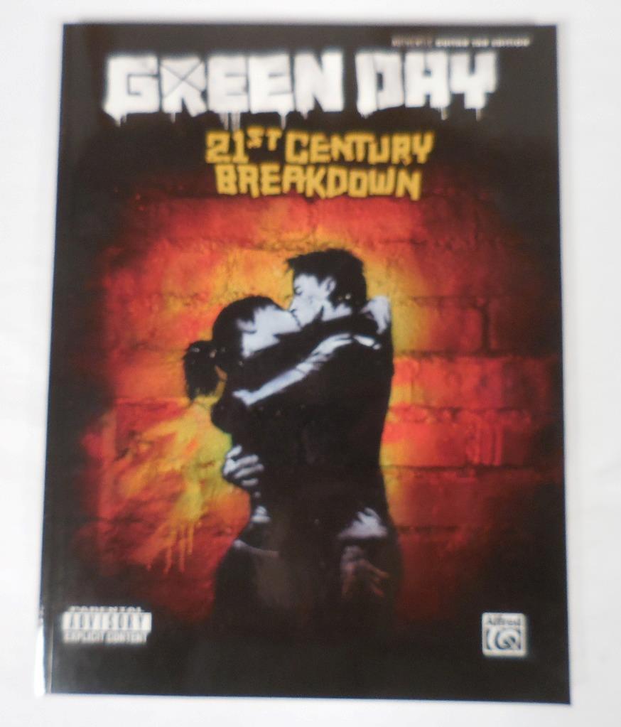 Green Day 21st Century Breakdown Guitar Tab Edition Songbook Sheet Music, EXC
