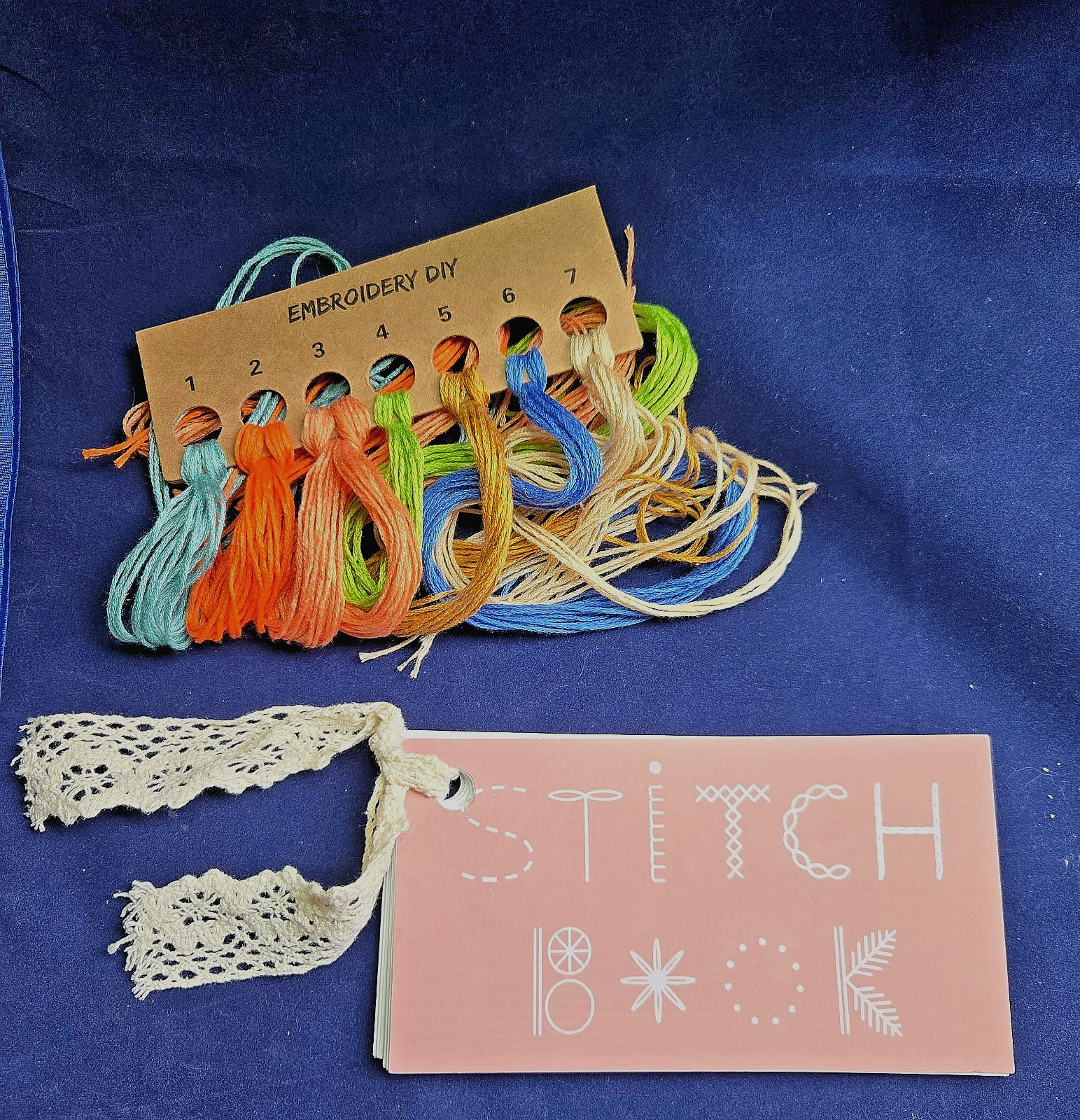 Creative Mini Sewing Book with threads