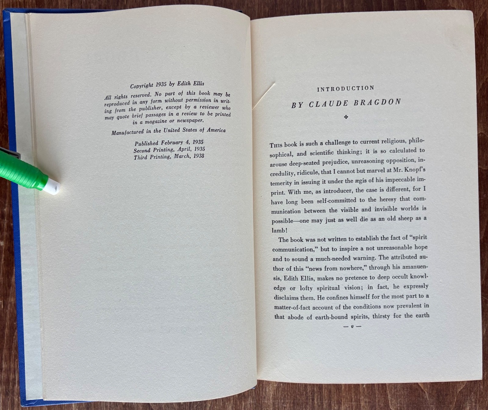 Open the Door! Wilfred Brandon 1938 (W. D. Gann Reading List) Philosophy HC/DJ