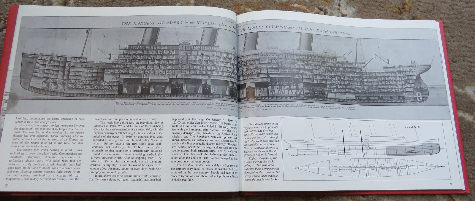 5 books Exploring the Titanic by Robert D. Ballard, T is for Titanic, Titanicat
