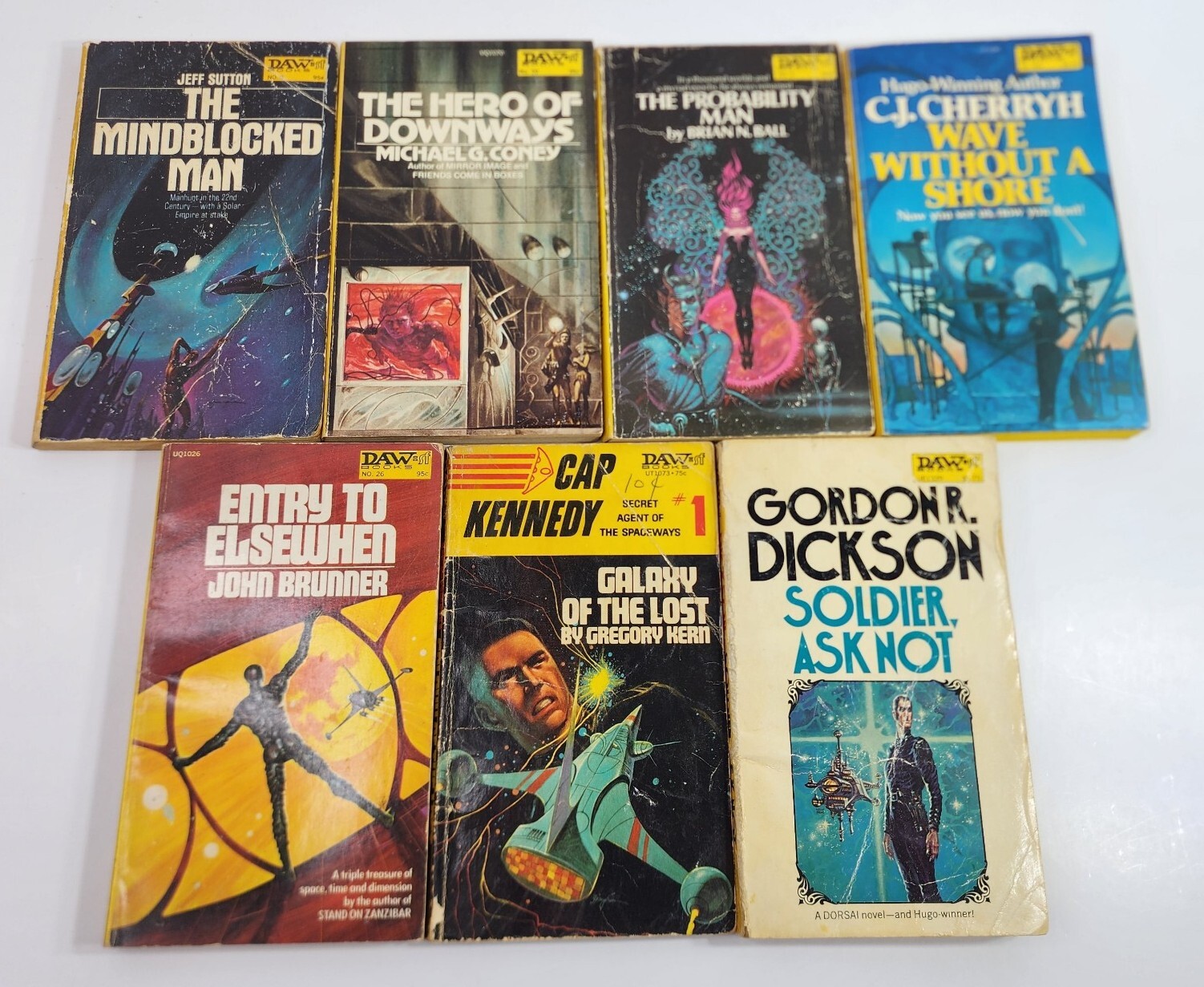 Daw Books – Science Fiction Book Lot of 7 – Vintage