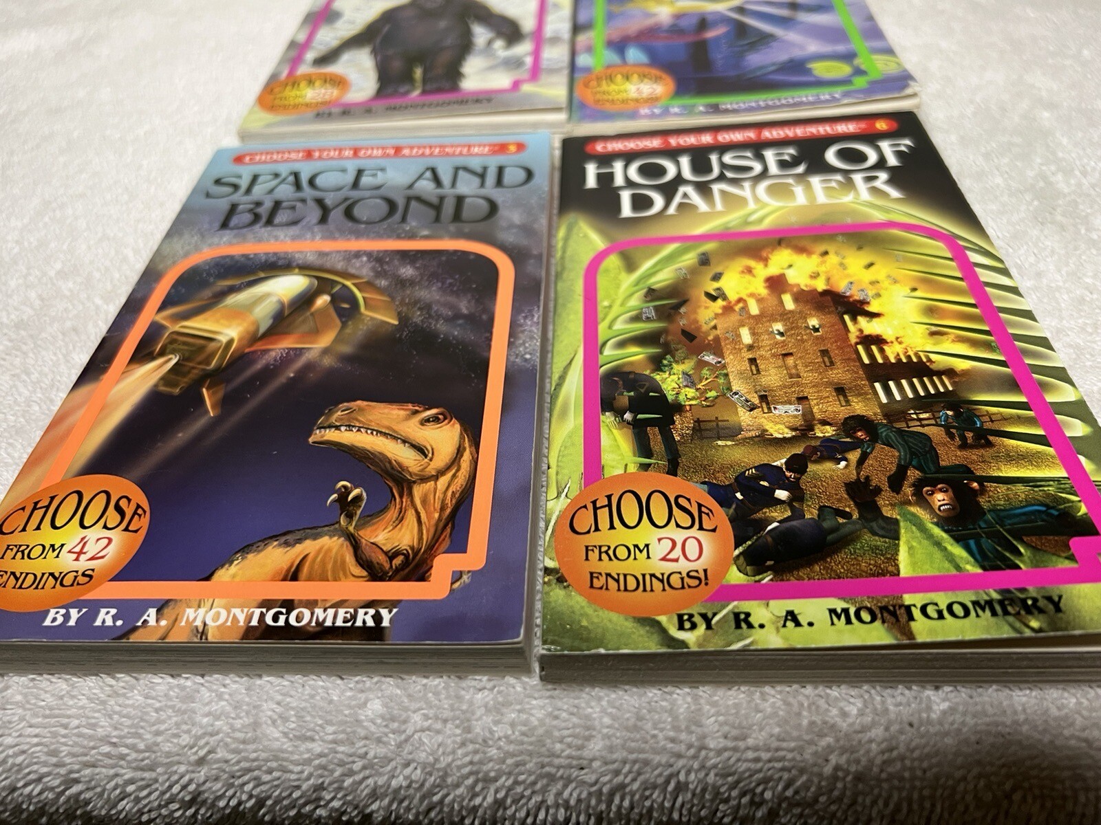 Choose Your Own Adventure Book Lot 1 2 3 8 R.A. Montgomery