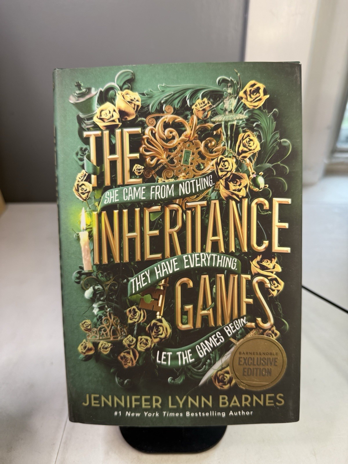 The Inheritance Games by Jennifer Lynn Barnes Hardcover Book