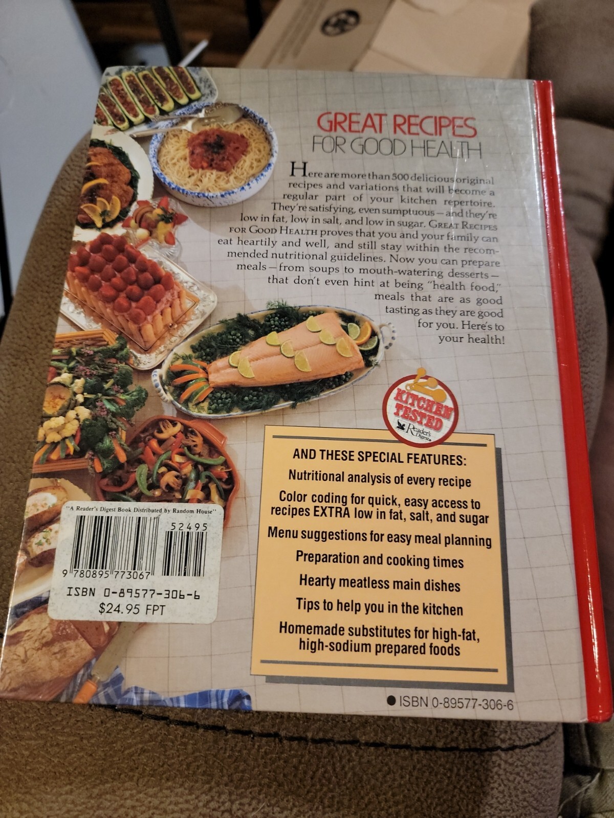 Great Recipes for Good Health by Reader’s Digest Editors (1989, Hardcover)