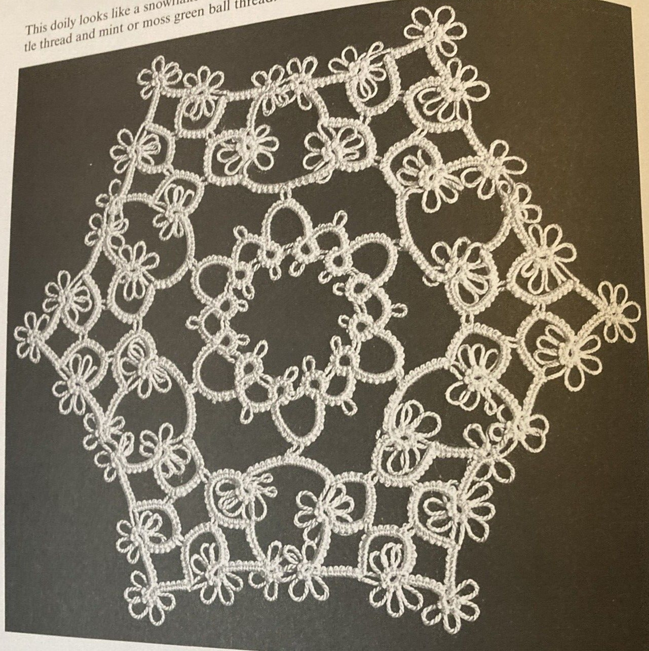 Vtg Rare Dover Needlework Series Easy Tatting book 1999 by Rozella F. Linden