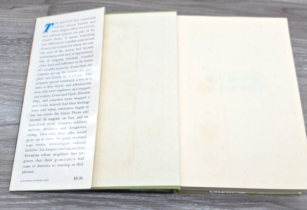 1969 American Heritage Books Great Adventures of the Old West HCDJ Mylar Cover