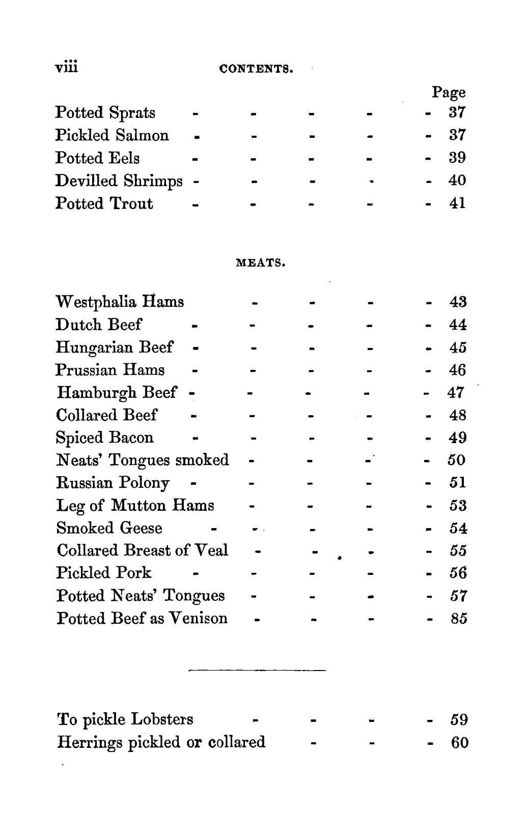 1847 The Whole Art Of Curing, Pickling, And Smoking Meat And Fish 164 Pages