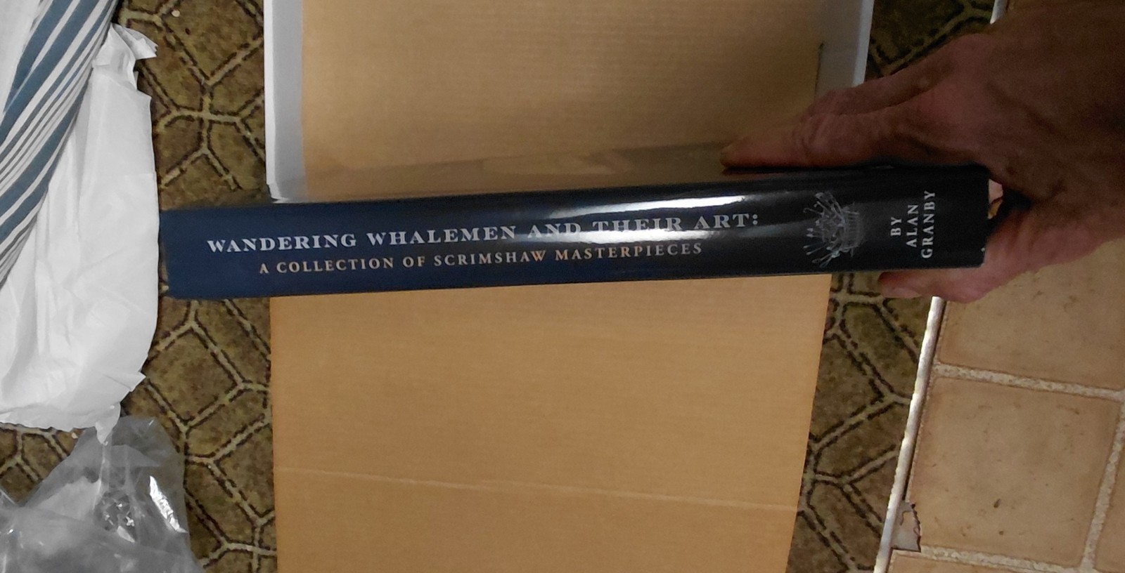 Wandering Whalemen and Their Art Hardcover Alan Granby . Coffee Table Book .