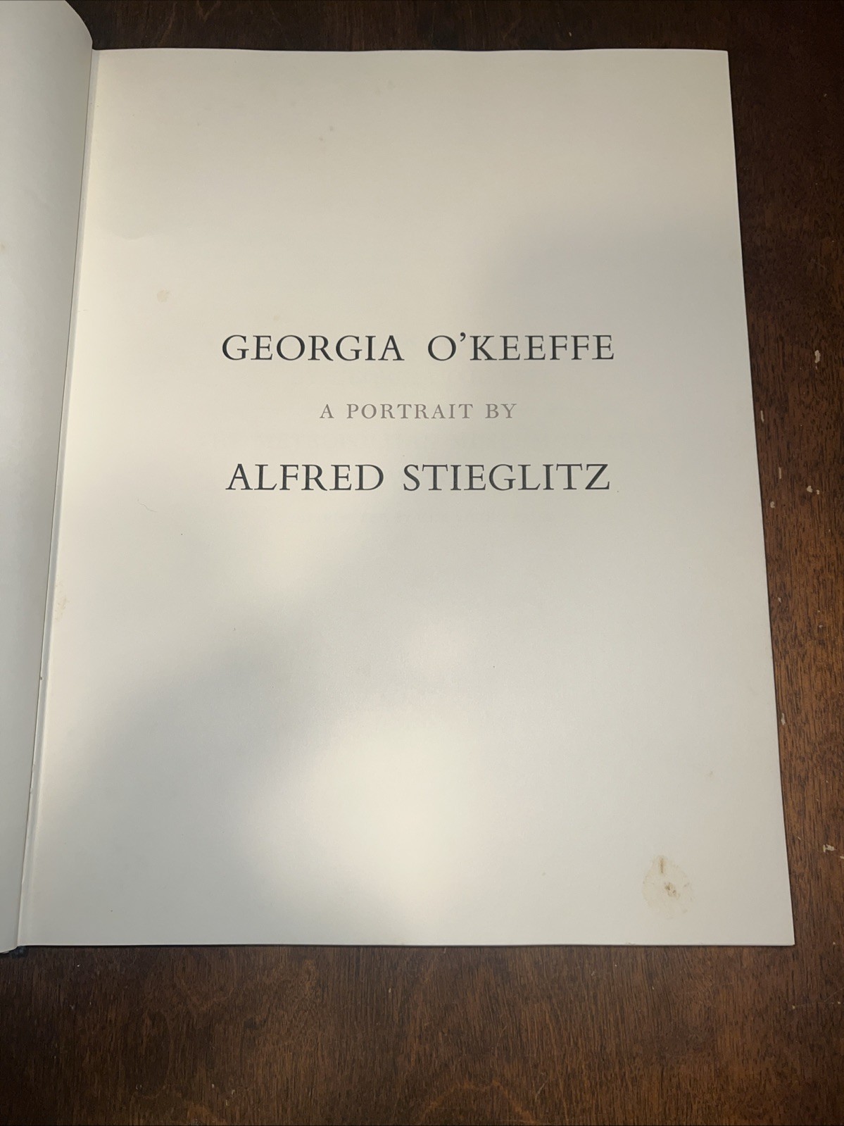 Georgia O’Keeffe : A Portrait by Alfred Stieglitz 1st EDITION – Read Description