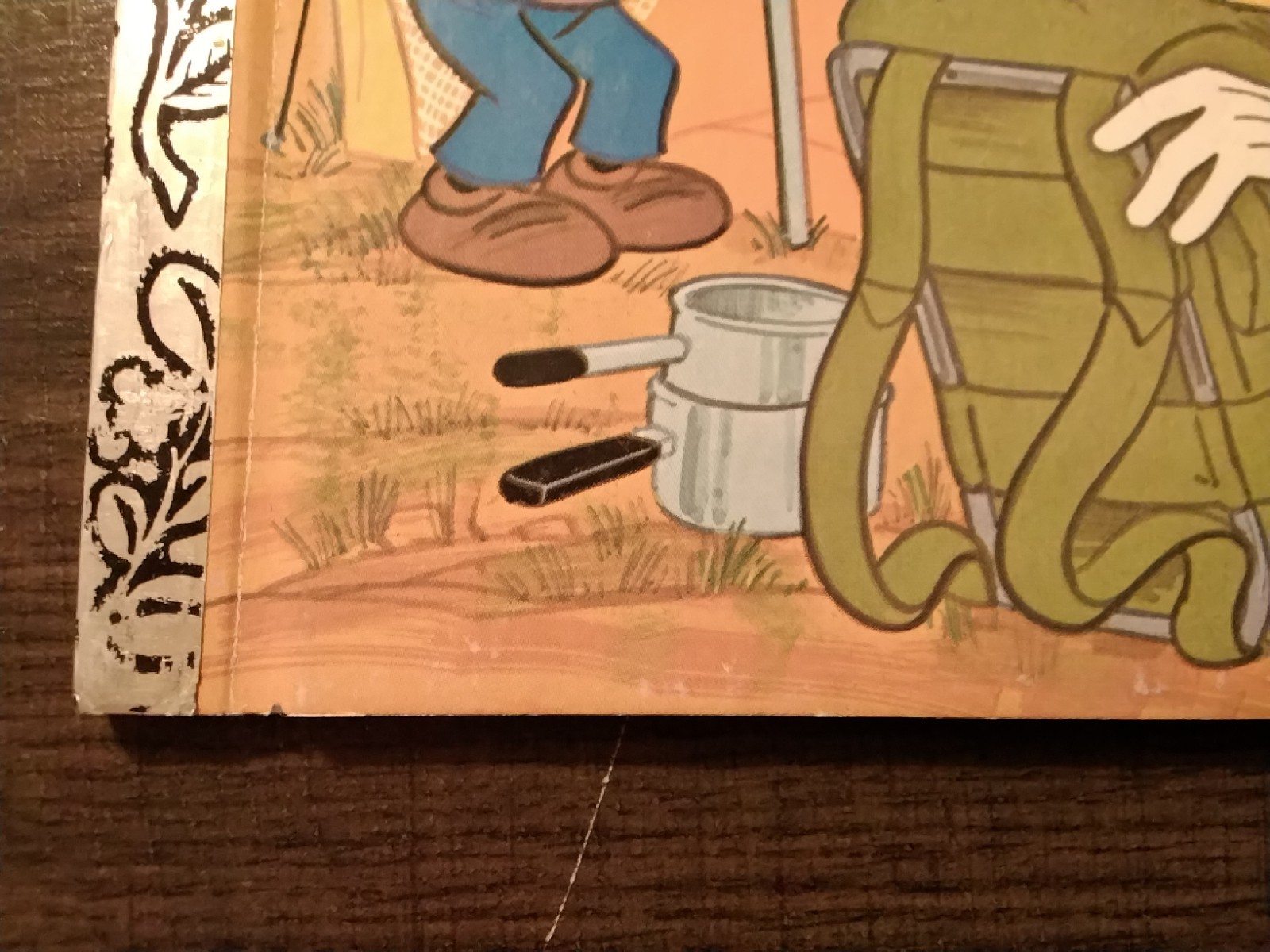 A Little Golden Book-Walt Disney’s-Mickey Mouse And Goofy The Big Bear Scare