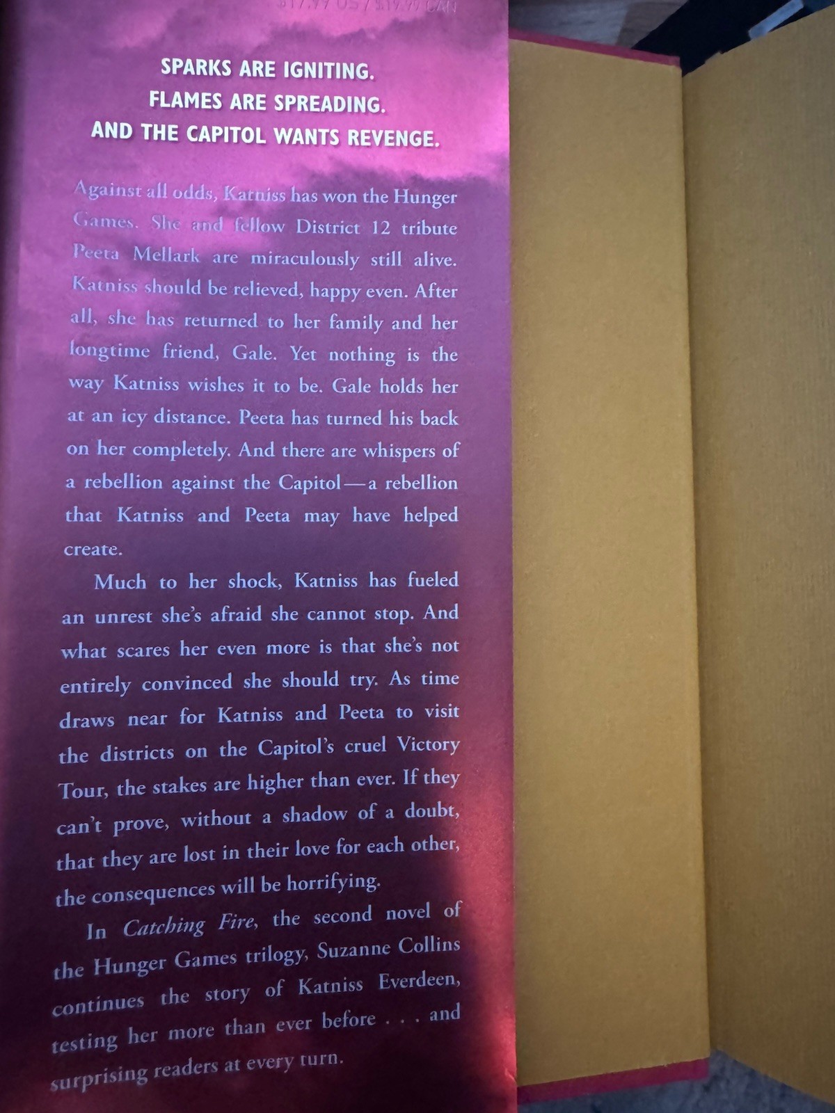 The Hunger Games Trilogy by Suzanne Collins, Paperback, Scholastic, YA Dystopian