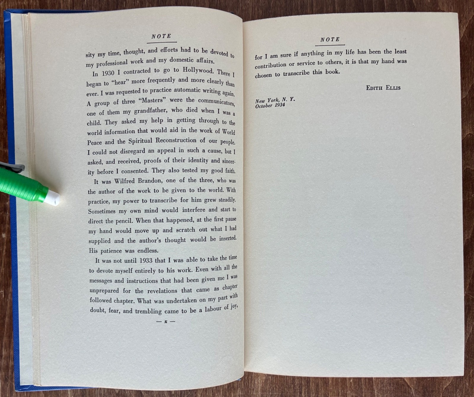 Open the Door! Wilfred Brandon 1938 (W. D. Gann Reading List) Philosophy HC/DJ