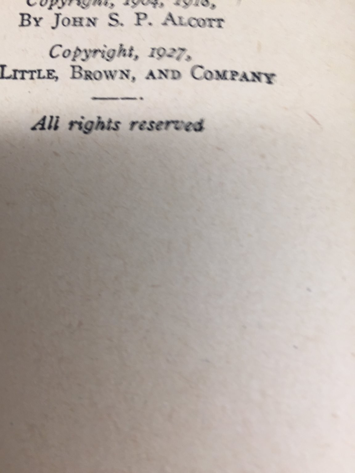 Rose in Bloom Louisa May Alcott 1927 Complete Authorized Edition Grosset Dunlap