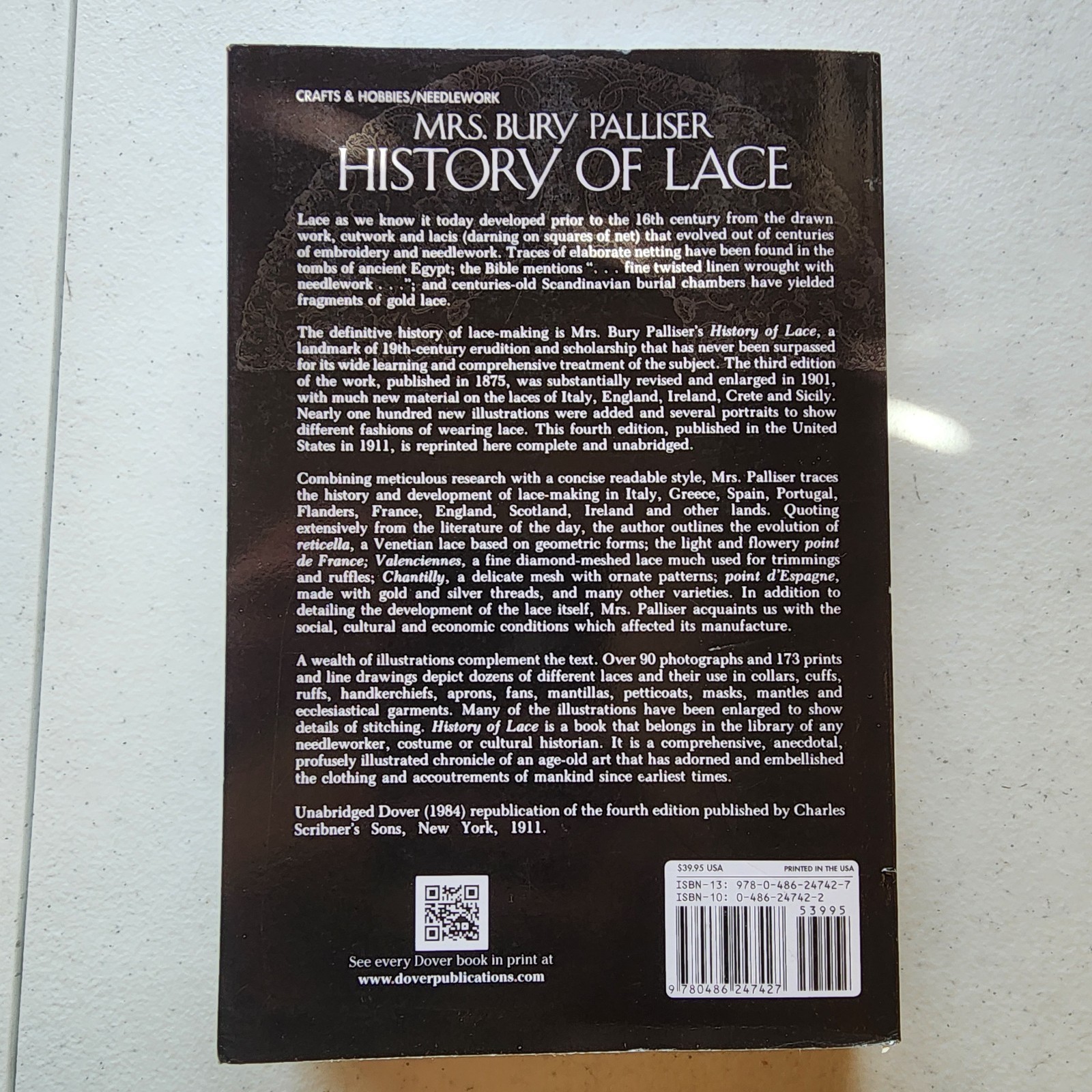 History of Lace Paperback Bury Palliser