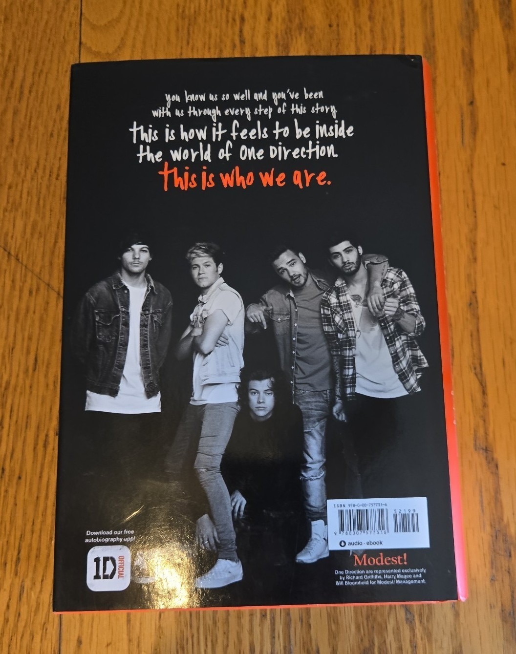 One Direction Who We Are Our Official Autobiography by One Direction hard back
