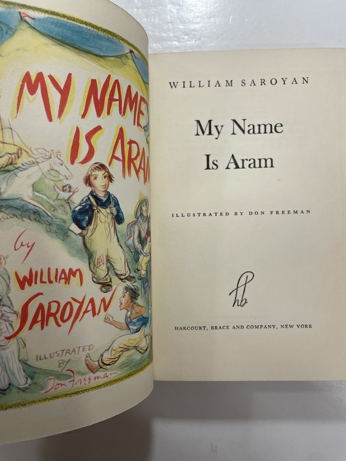 My Name is Aram William Saroyan Harcourt, Brace and Company 1940