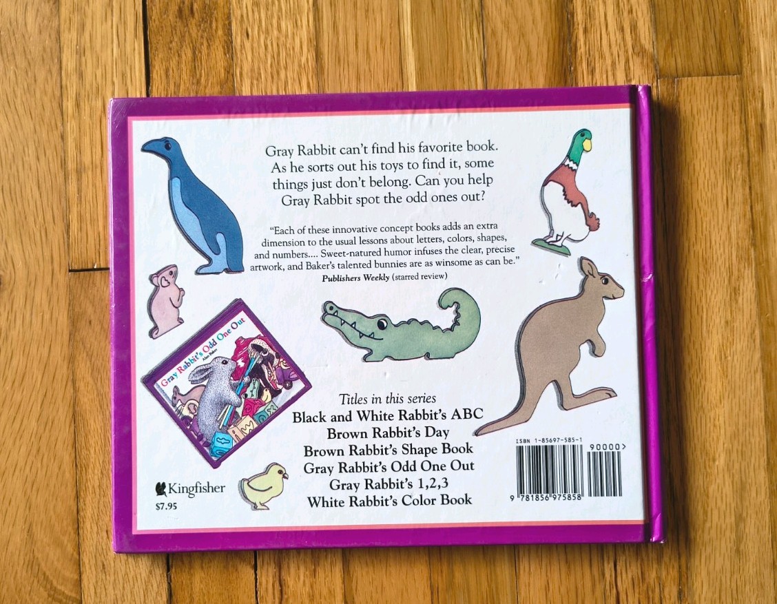 ‘Gray Rabbit’s Odd One Out’ Hardcover by Alan Baker