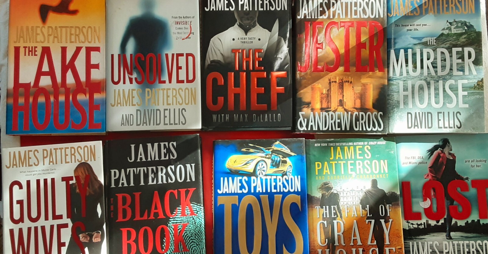 JAMES PATTERSON You Pick the Title Hardcover Books-Create Your Own Lot!