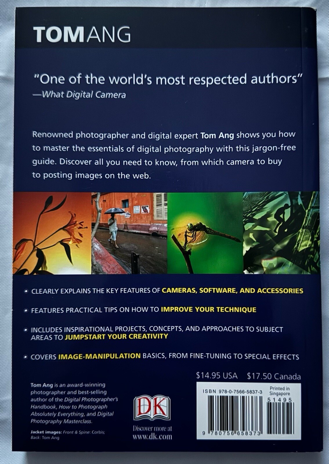 Lot Of 4 Digital Photography Books, Various Authors: Tom Ang Master Class